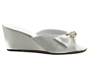 Νυφικές Παντόφλες Σατέν | Υφαντίδης | 101189 | Εκρού - Υφαντίδης - 